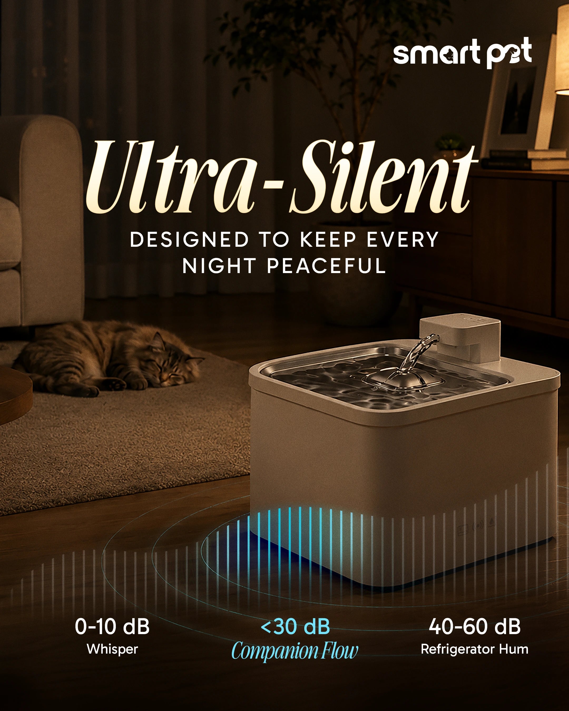 Companion Flow | Smart Water Fountain by Smart Pet