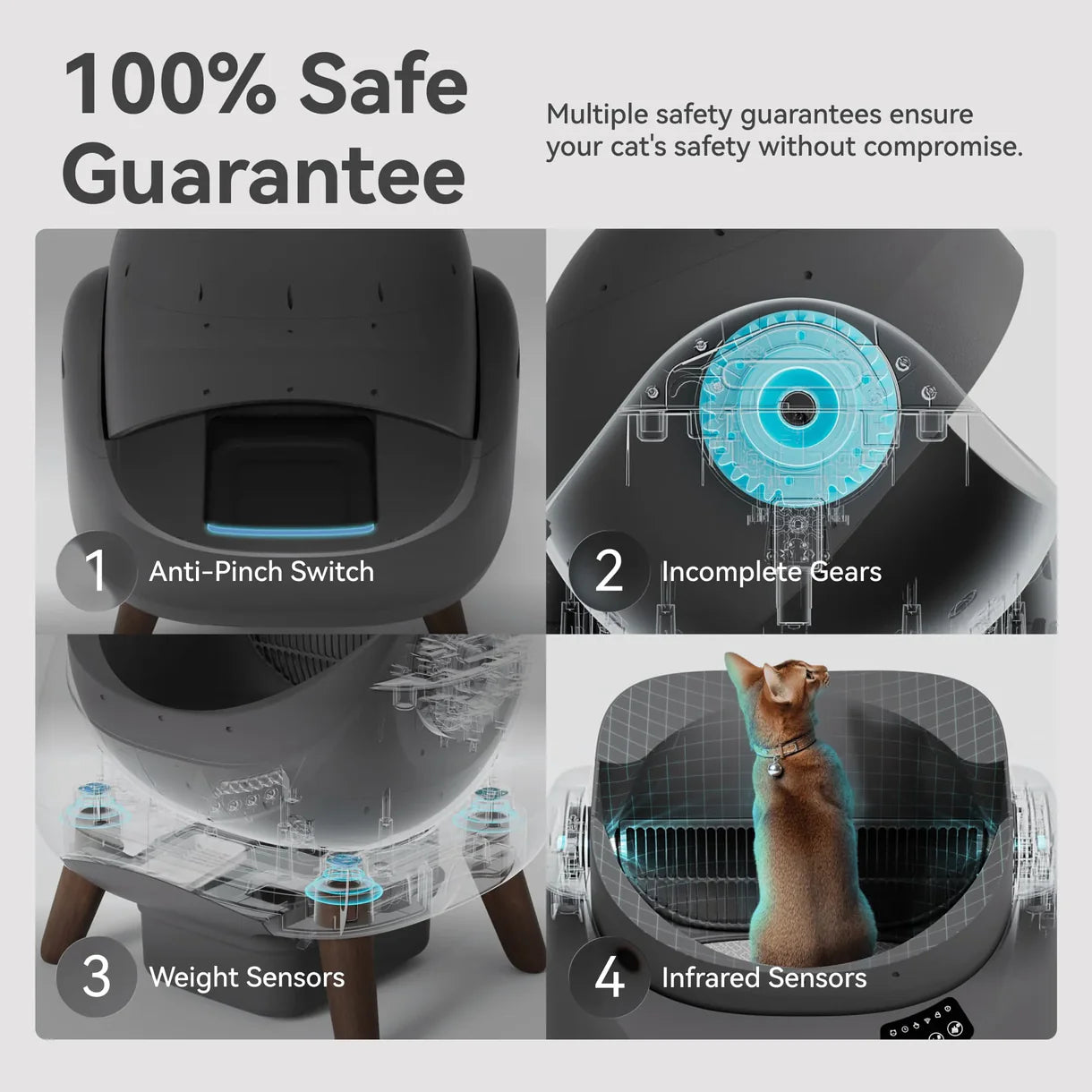 CATLINK Self-Cleaning Litter Box - Scooper Open-X