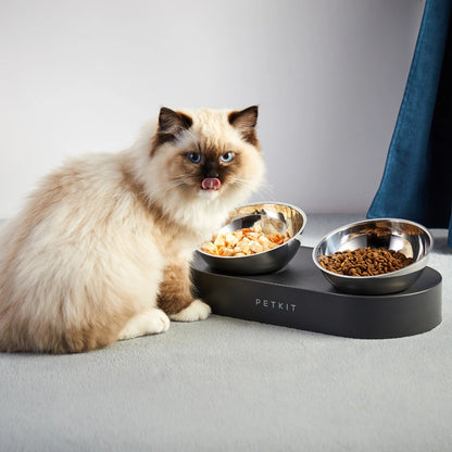 PETKIT FRESH NANO 15° Adjustable Feeding Metal Dual Bowl