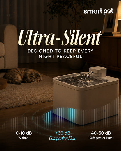 Companion Flow | Smart Water Fountain by Smart Pet