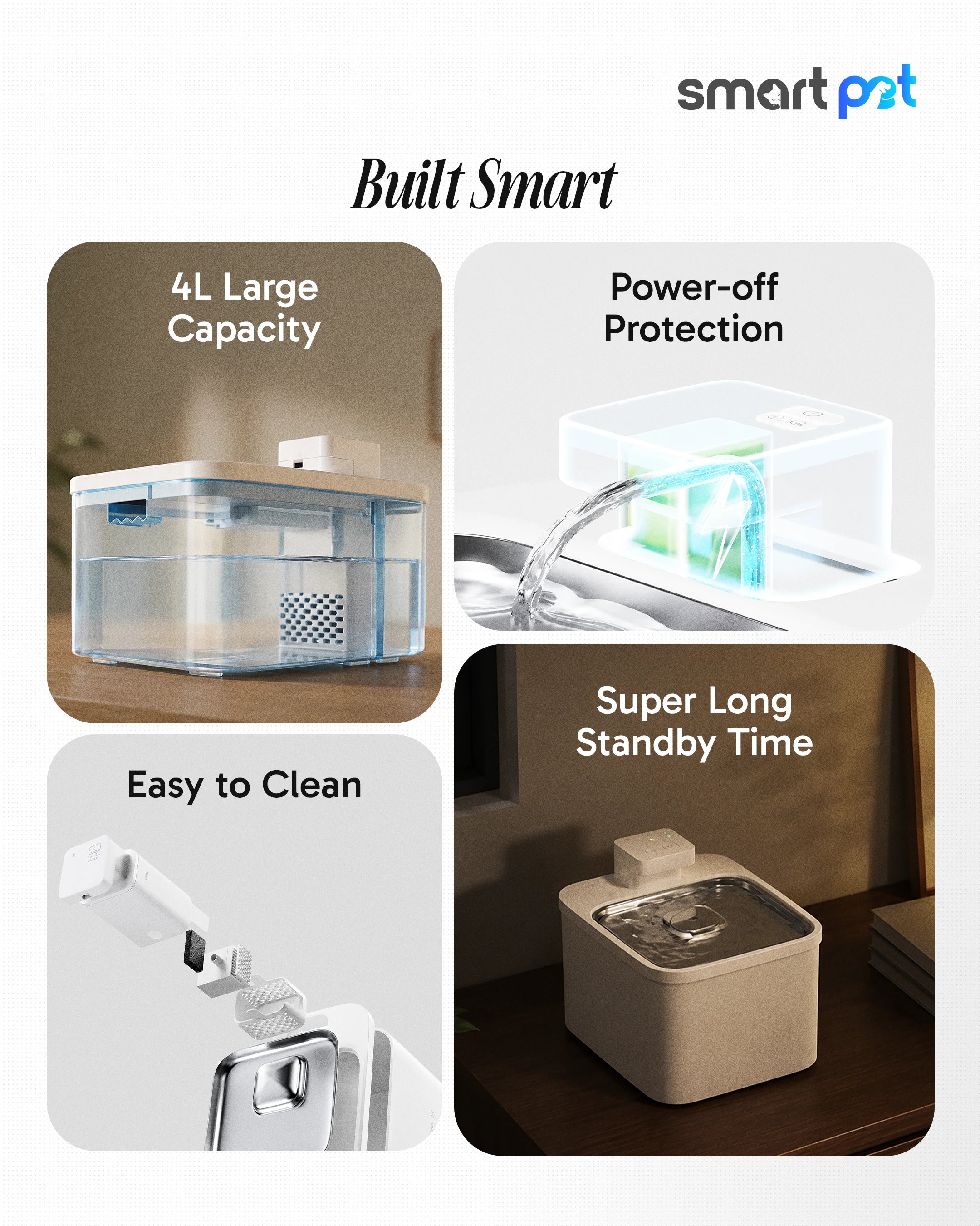 Companion Flow | Smart Water Fountain by Smart Pet
