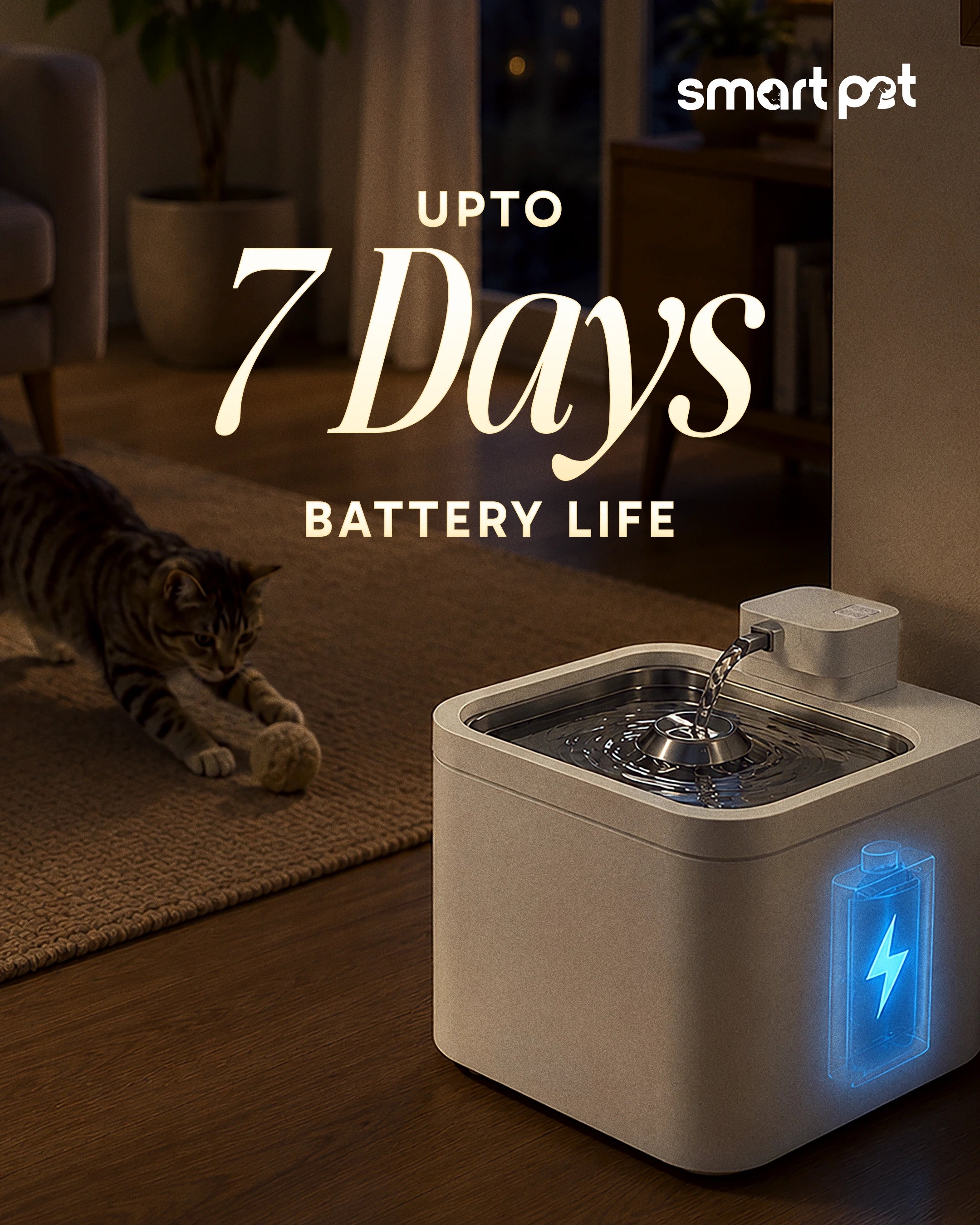 Companion Flow | Smart Water Fountain by Smart Pet
