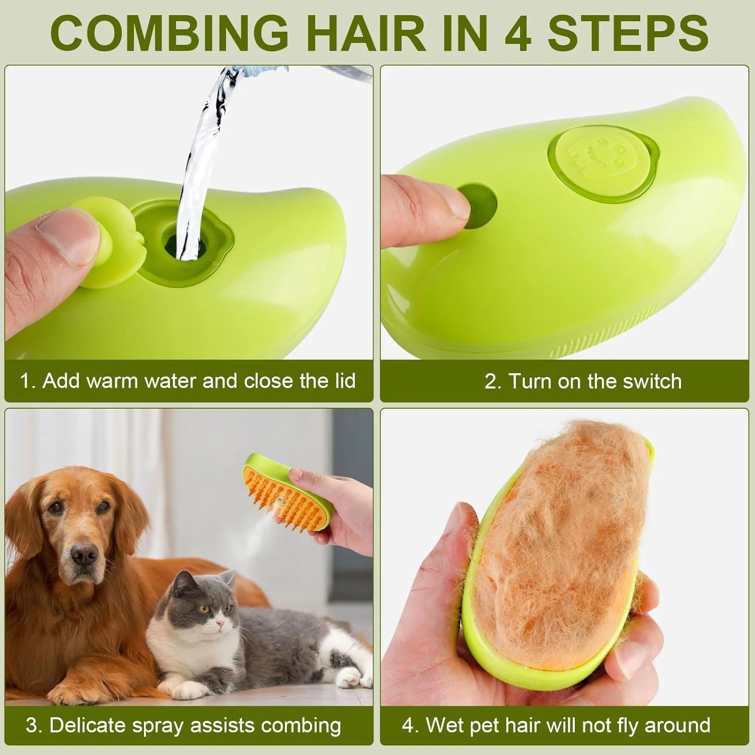 Smart Pet - Steam Brush 