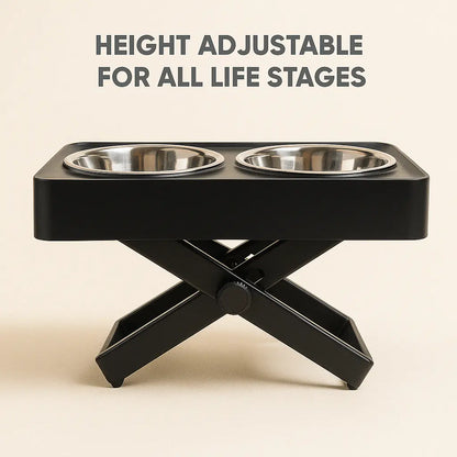 Dual Bowl Dog Feeder