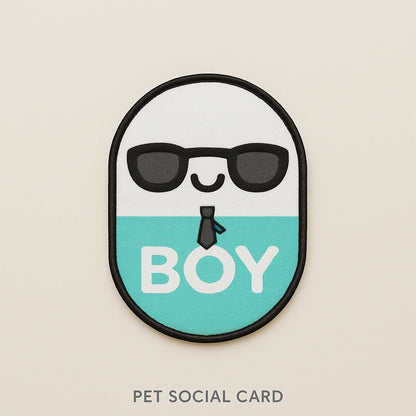 Pet Social Card | 5 in 1