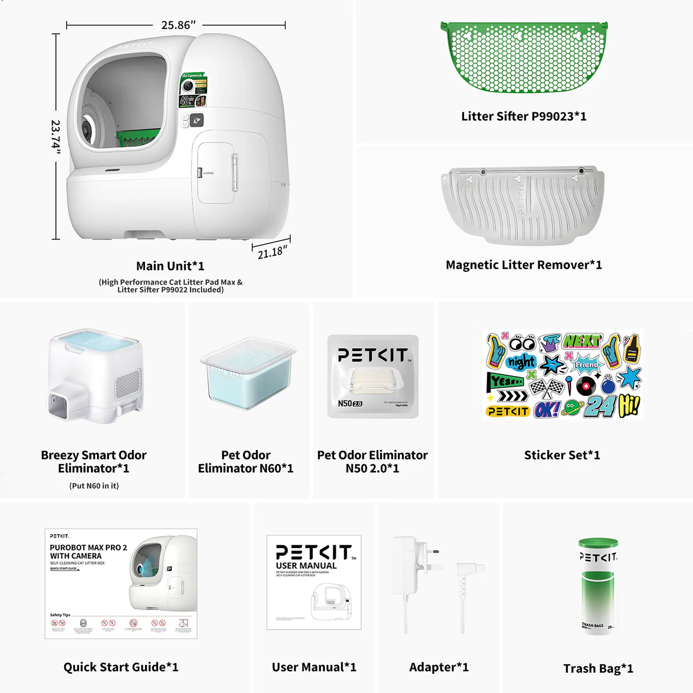 Purobot Max Pro 2 Automatic Cat Litter Box