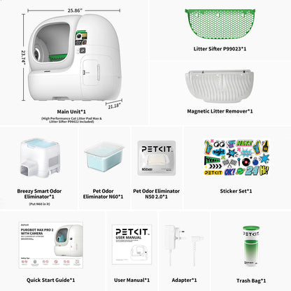 Purobot Max Pro 2 Automatic Cat Litter Box